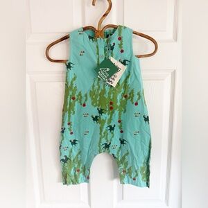 NWT Little Green Radicals | Under The Willows Playsuit | Age 9-12 months